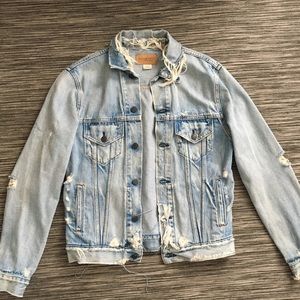 DISTRESSED DENIM JACKET